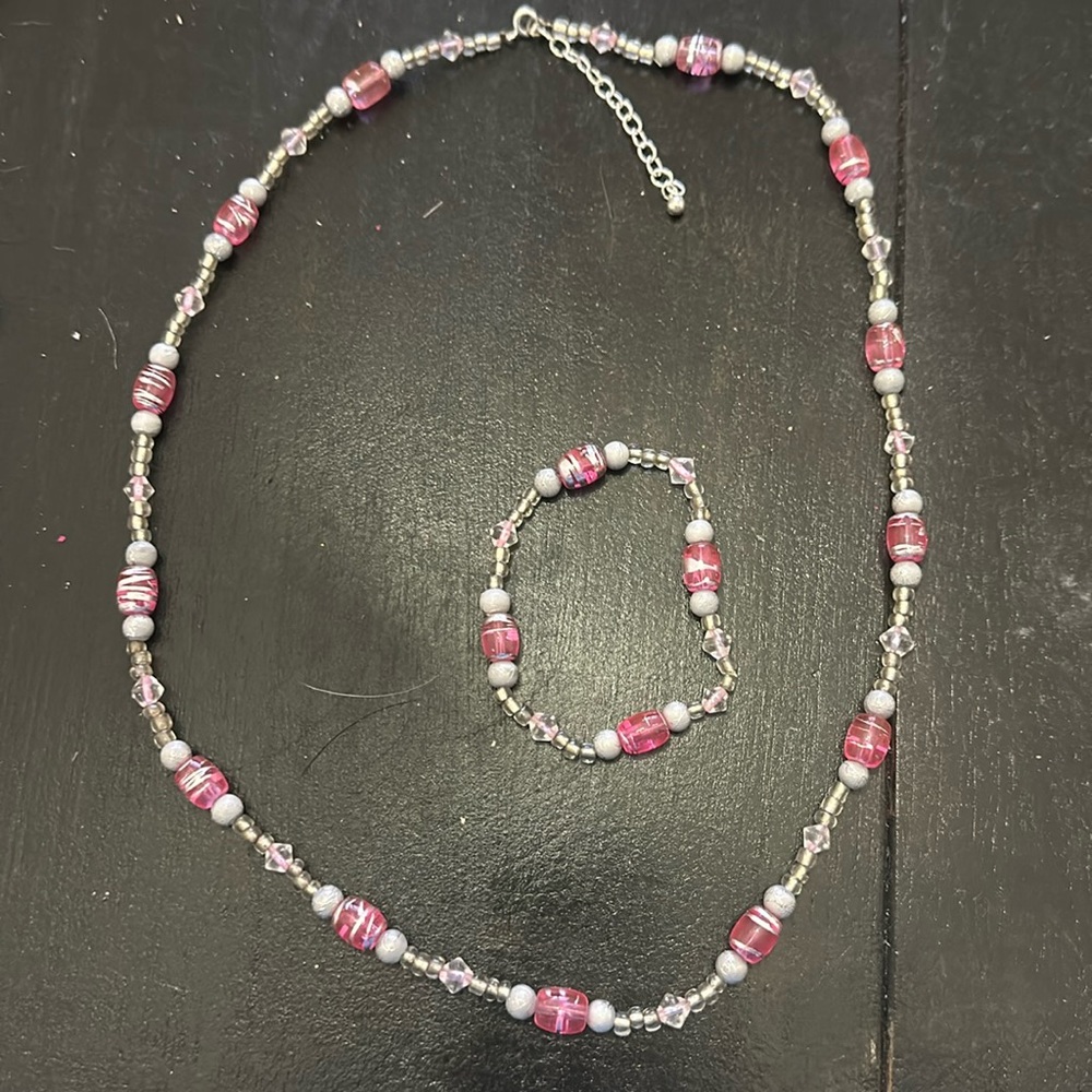Necklace and Earrings